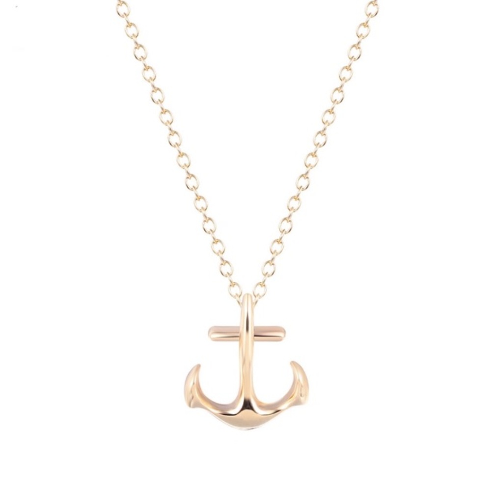 Anchor dainty necklace